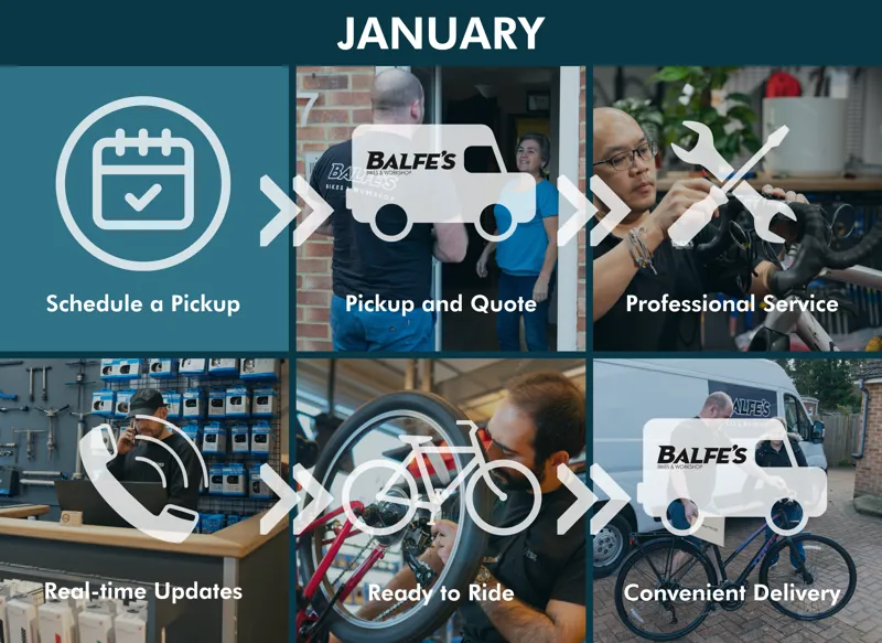 Balfe's Bikes Home Collection Bike Service Reservation- January